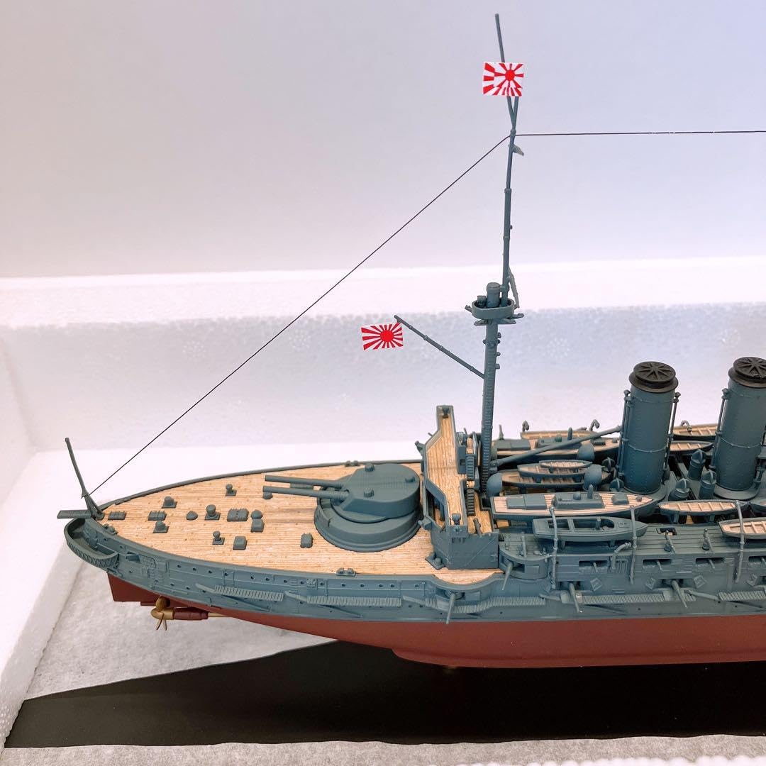 戦艦三笠　天賞堂　サウンド付き1/500スケールモデル透明ケース付　500台限定 戦艦三笠 天賞堂 サウンド付き1500スケールモデル透明ケース付